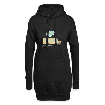 ROSA PARKS NAH VINTAGE geschenkidee - Hoodie-Kleid - Schwarz - Vorne