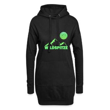 Alpinisme en montagne Escalade wildspitze - Sweat-shirt à capuche long Femme - noir - Devant