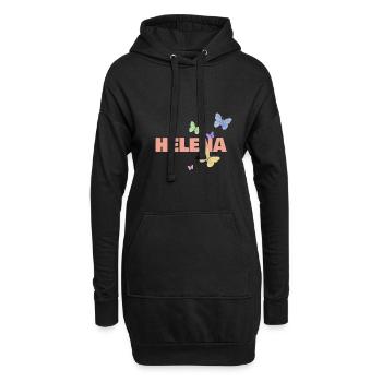 Helena - Hoodie-Kleid - Schwarz - Vorne