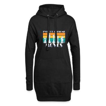 I've Got Some Awesome Moves Chess Player Gift - Hoodie-Kleid - Schwarz - Vorne
