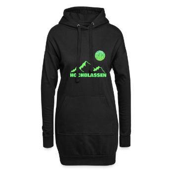 Mélange d’escalade - Sweat-shirt à capuche long Femme - noir - Devant