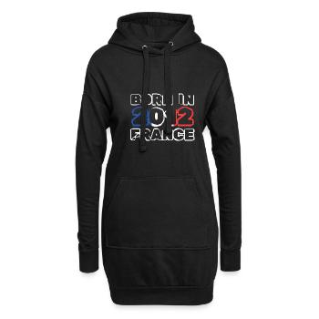 en 2012 - Sweat-shirt à capuche long Femme - noir - Devant