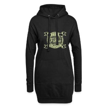 Fiona - Hoodie-Kleid - Schwarz - Vorne