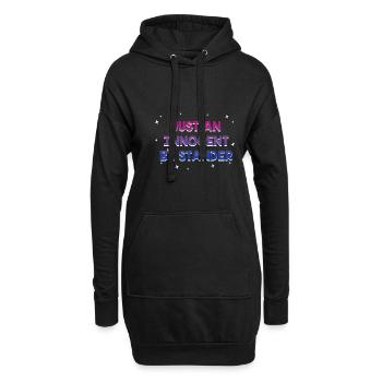 Just an Innocent Bi Stander Bisexual LGBTQ Bi - Hoodie-Kleid - Schwarz - Vorne