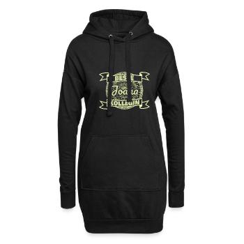 Arbeitskollegin Joana - Hoodie-Kleid - Schwarz - Vorne