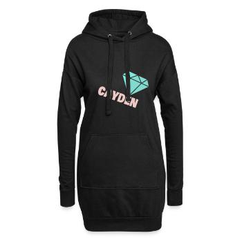 Noble Cayden - Sweat-shirt à capuche long Femme - noir - Devant