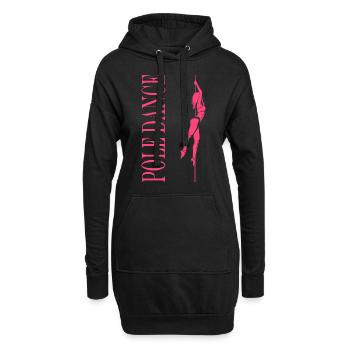 Pole Dance Pole Dance für Frauen - Hoodie-Kleid - Schwarz - Vorne