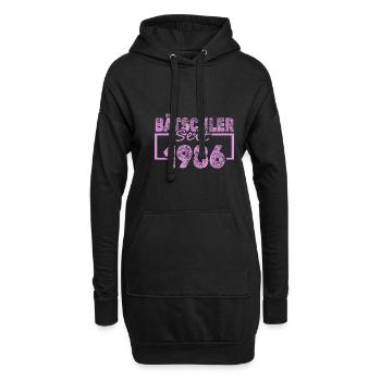 1986 - Hoodie-Kleid - Schwarz - Vorne