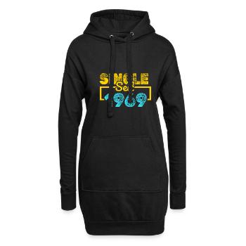 seit 1969 - Hoodie-Kleid - Schwarz - Vorne