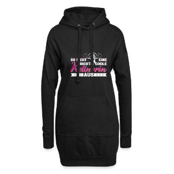 Kellnerin So sieht ein richtig coole Kellnerin aus - Hoodie-Kleid - Schwarz - Vorne