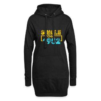 seit 1952 - Hoodie-Kleid - Schwarz - Vorne