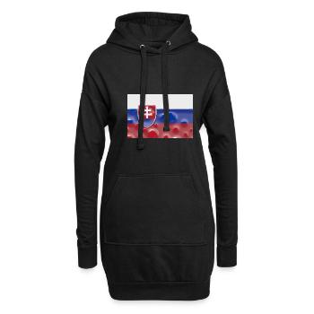 Slowakei Slowakei - Hoodie-Kleid - Schwarz - Vorne