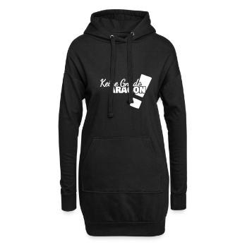 Lustig Aragon - Hoodie-Kleid - Schwarz - Vorne