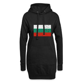 Urlaub Bulgarien - Hoodie-Kleid - Schwarz - Vorne