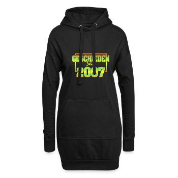 2007 - Hoodie-Kleid - Schwarz - Vorne