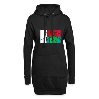 Madagaskar - Hoodie-Kleid - Schwarz - Vorne