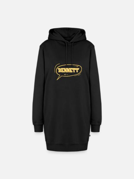 Bennett - Hoodie-Kleid - Schwarz