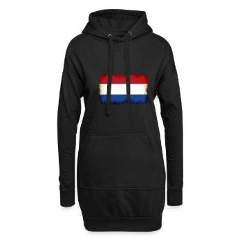 Pays-Bas en tant que Pays-Bas - Sweat-shirt à capuche long Femme - noir - Devant