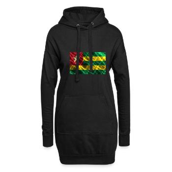Togo - Hoodie-Kleid - Schwarz - Vorne