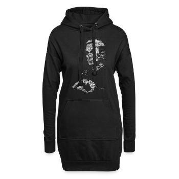Navalny - Sweat-shirt à capuche long Femme - noir - Devant