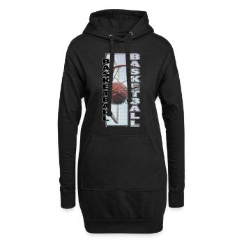 Basketteur Basketteur Basketteur Dunking Sport Player - Sweat-shirt à capuche long Femme - noir - Devant