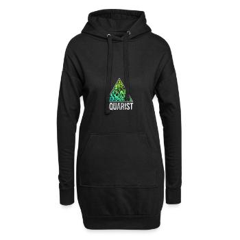 Aquarist Riffaquarium Korallen Geschenk Aquaristik - Hoodie-Kleid - Schwarz - Vorne