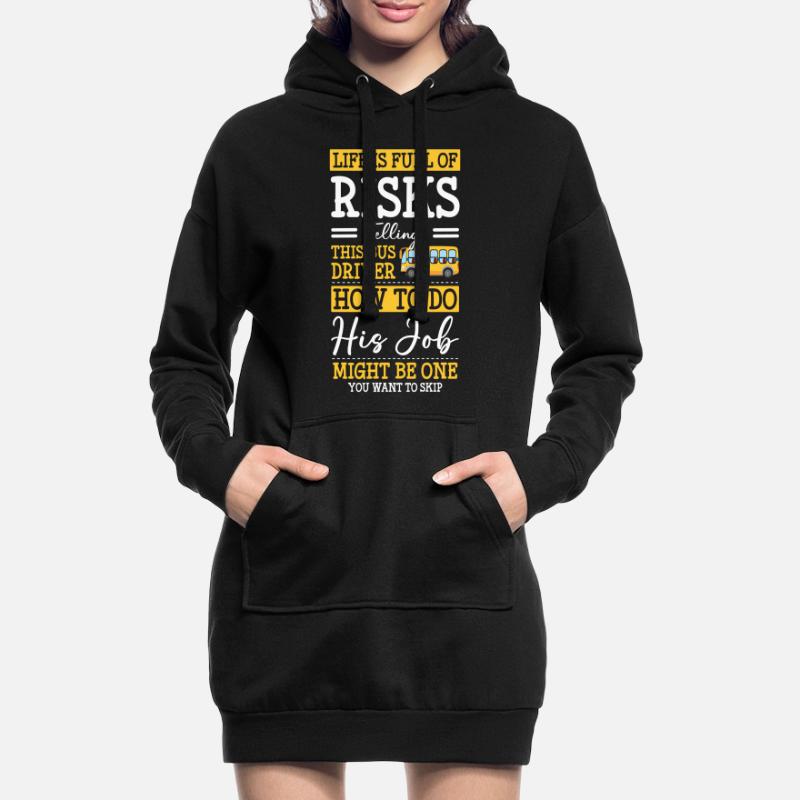 Bus driver Profession Work Hoodie Dress