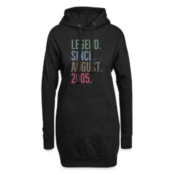 Legende seit August 2005 - Hoodie-Kleid - Schwarz - Vorne