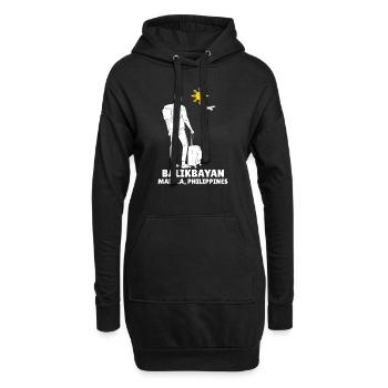 Philippinen Filipino Flagge Stolz I Geschenk - Hoodie-Kleid - Schwarz - Vorne