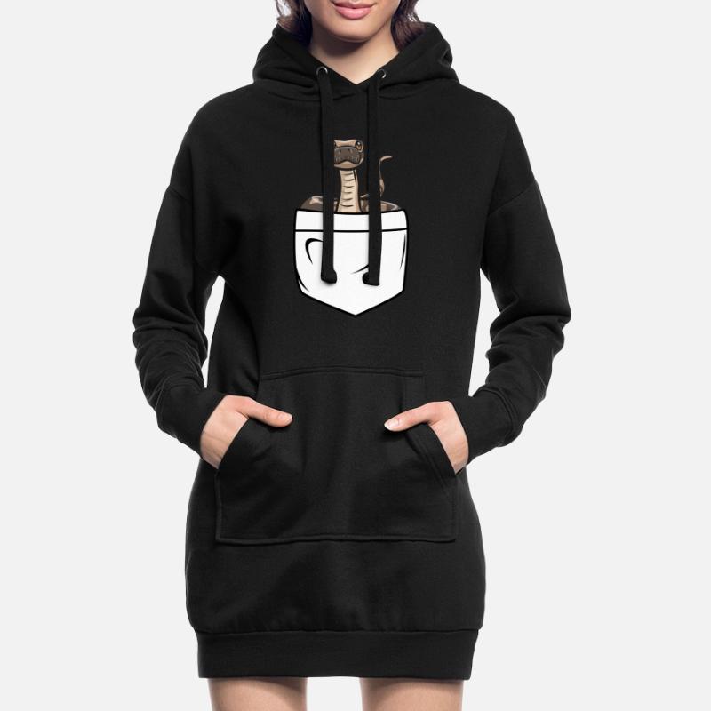 Ball Python Schlange Königspython Hoodie-Kleid