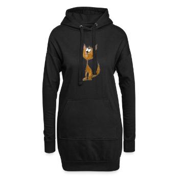 Alles ist gut! - Hoodie-Kleid - Schwarz - Vorne