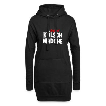 Orijinal Kölsch Mädche Köln Kölner Dom - Hoodie-Kleid - Schwarz - Vorne