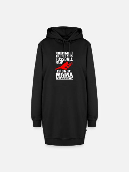 Torwart Mama Torhüter Mutter Fußball Frauen - Hoodie-Kleid - Schwarz