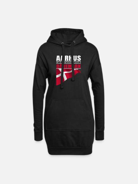 Aarhus - Hoodie-kjole - sort