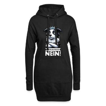 Avant que vous ne demandiez : Border Collie, Chien de Troupeau, Chien Collie - Sweat-shirt à capuche long Femme - noir - Devant