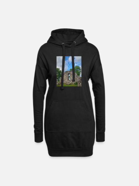 Glauben Sie - Hoodie-Kleid - Schwarz