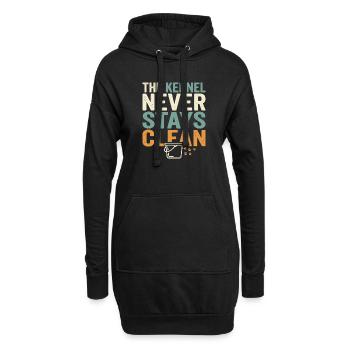 Zwingertechniker, Zwingerassistent, Tierpflege - Hoodie-Kleid - Schwarz - Vorne