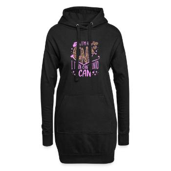 CNA Nursing Quotes Funny Nurse Lovers Cute CNA - Hoodie-Kleid - Schwarz - Vorne