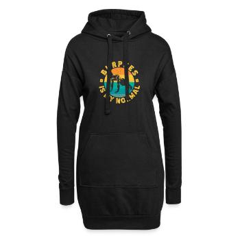 Fitness Fanatics Burpees Is My Normal Calisthenics - Hoodie-Kleid - Schwarz - Vorne