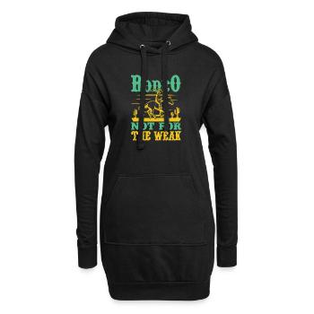 Western Rider Rodeo Not For The Weak Rodeo - Hoodie Dress - black - Front