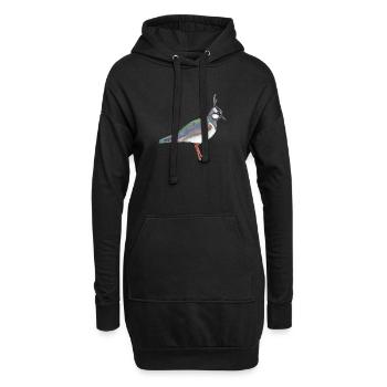 Kiebitz - Hoodie-Kleid - Schwarz - Vorne