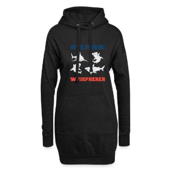 Taucher Tauchen Design Schnorcheln - Hoodie-Kleid - Schwarz - Vorne
