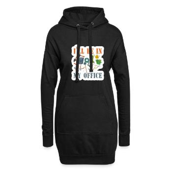 Garten Motiv Gärtner & Gärtnerin Spruch - Hoodie-Kleid - Schwarz - Vorne