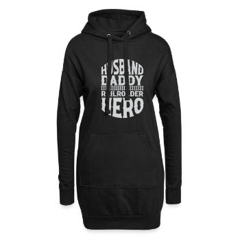 Lokführer Bahn Design I Model Eisenbahn - Hoodie-Kleid - Schwarz - Vorne