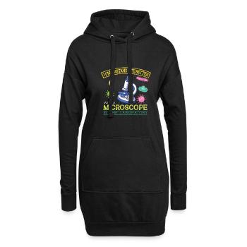 Biologie Lehrer Motiv Naturwissenschaft - Hoodie-Kleid - Schwarz - Vorne