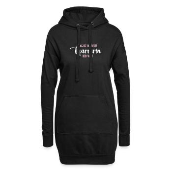 Beste Pfarrerin Pastorin Pfarrerinnen Vikarin - Hoodie-Kleid - Schwarz - Vorne