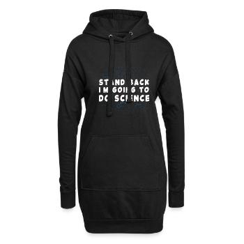 Chemie Lehrer Wissenschaftler Chemieker - Hoodie-Kleid - Schwarz - Vorne