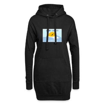 Saint Barthéleny Französische Karibik - Hoodie-Kleid - Schwarz - Vorne