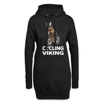 Vélo de route Vélo de route Cyclisme Cycliste - Sweat-shirt à capuche long Femme - noir - Devant