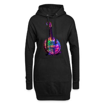 Banjo - Hoodie-Kleid - Schwarz - Vorne